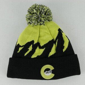 BOCO Gear Colder Boulder 5K Adult Unisex Green Black Fleece Lined Winter Beanie